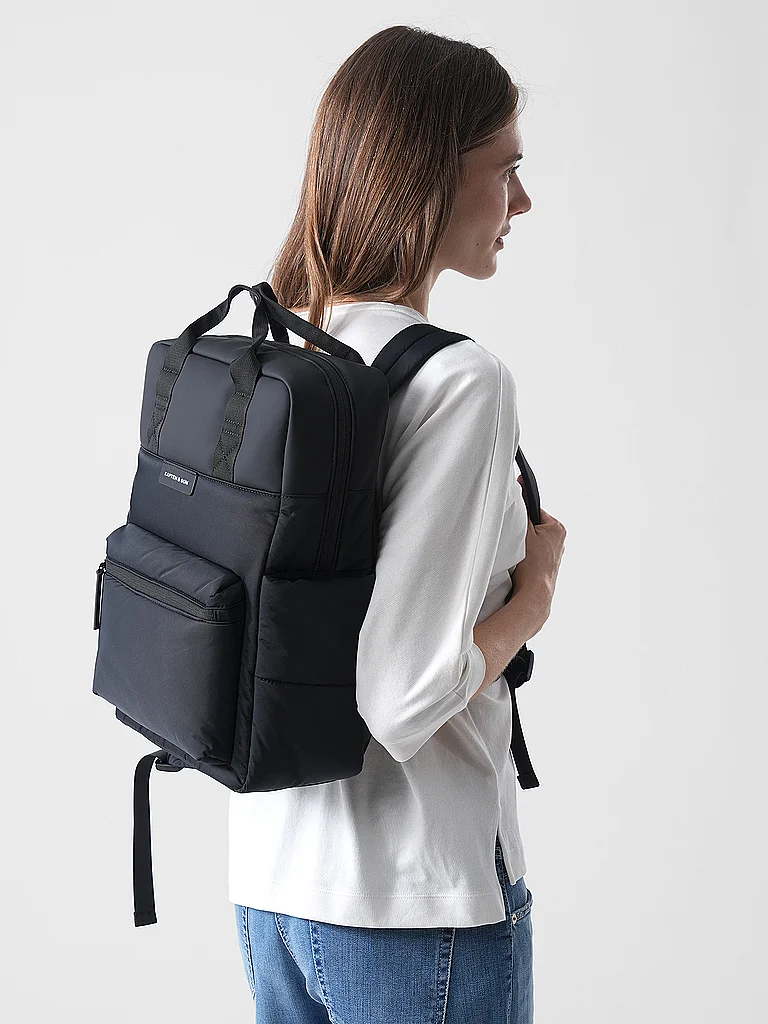 KAPTEN & SON Rucksack BERGEN CLOUD noir